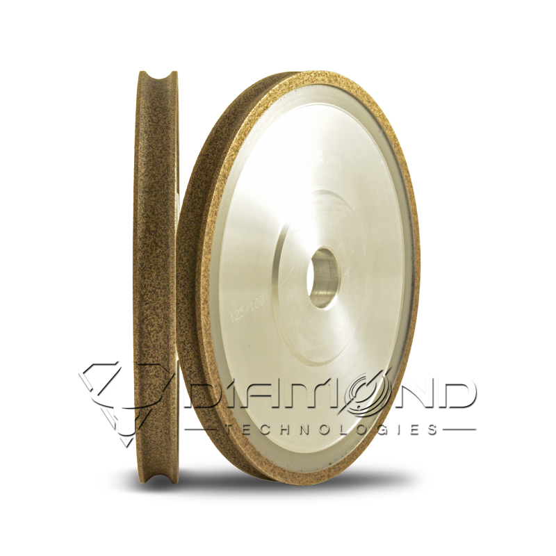 Алмазный круг 1F6V 200x14x5x22/32 для обработки кромки стекла (10 мм)